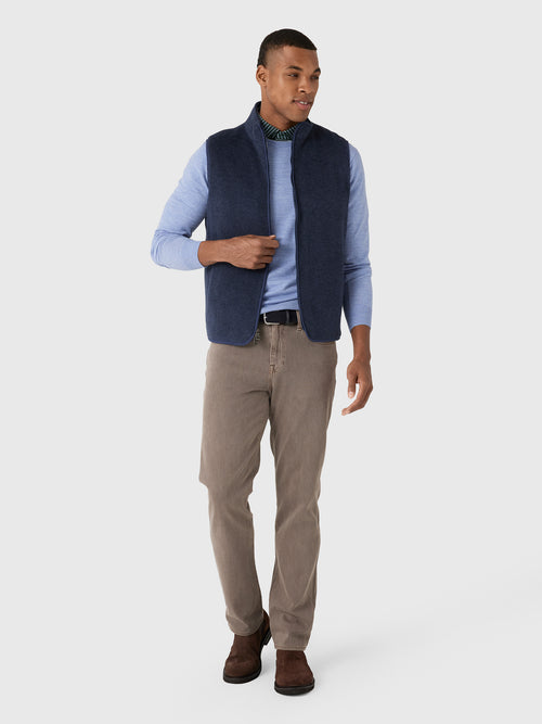 Peter Millar Crown Men's Crown Flex Merino Vest - Saint Bernard