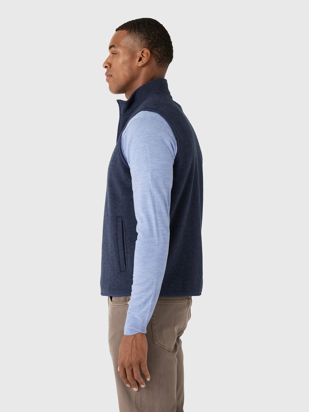 Peter Millar Crown Men's Crown Flex Merino Vest - Saint Bernard