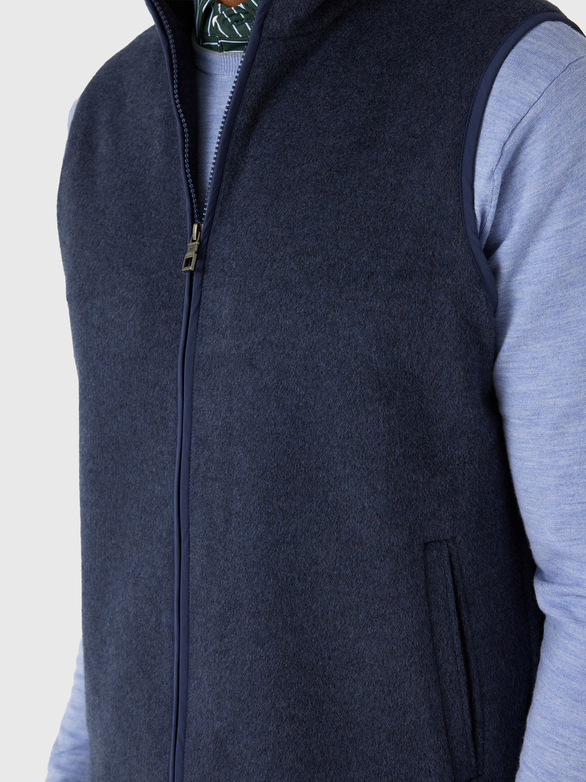 Peter Millar Crown Men's Crown Flex Merino Vest - Saint Bernard