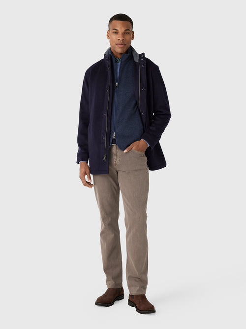 Peter Millar Crown Men's Flex Merino City Coat - Saint Bernard