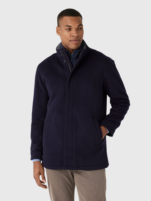 Peter Millar Crown Men's Flex Merino City Coat - Saint Bernard