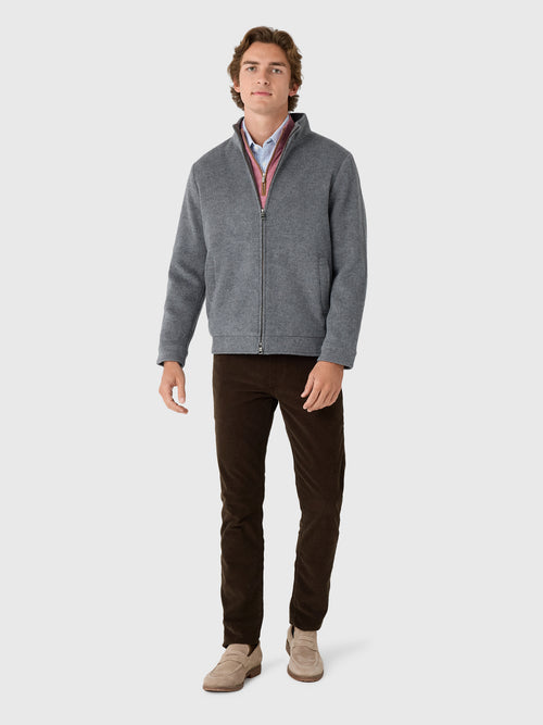 Peter Millar Crown Men's Flex Merino Bomber - Saint Bernard