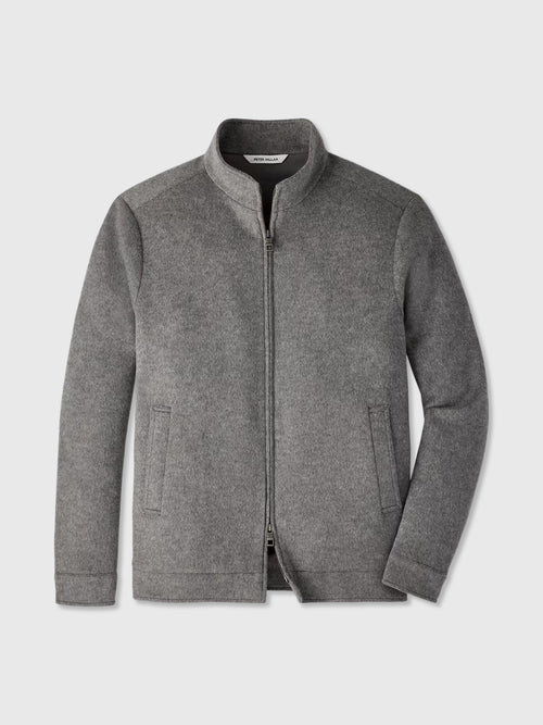 Peter Millar Crown Men's Flex Merino Bomber - Saint Bernard