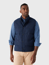 Peter Millar Crown Men's Bedford Quilted Vest - Saint Bernard