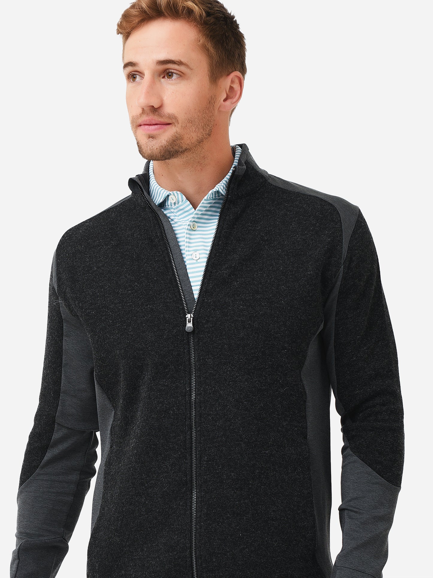 Greyson Men's Sequoia Luxe Hybrid Full-Zip Jacket - Saint Bernard