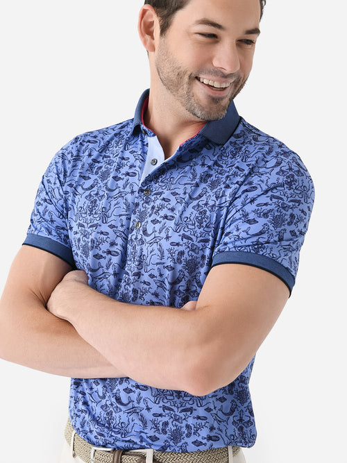 Greyson Men's Ocean Curiosities Polo
