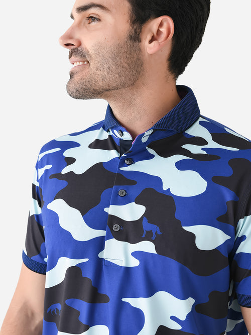 Greyson Men's Camoscape Polo