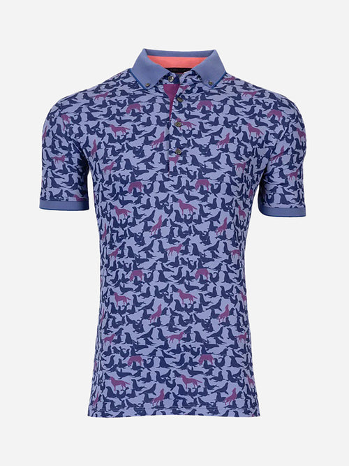 Greyson Men's Seals And Wolf Polo