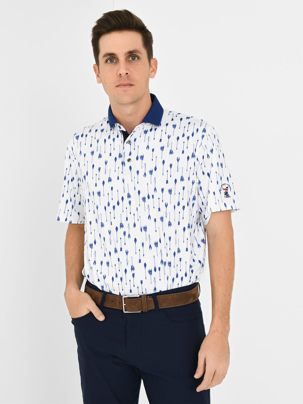 Greyson Men's Free Fly Arrows Panther Creek Polo - Saint Bernard
