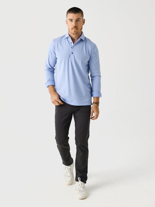 Greyson Men's Omaha Long Sleeve Polo