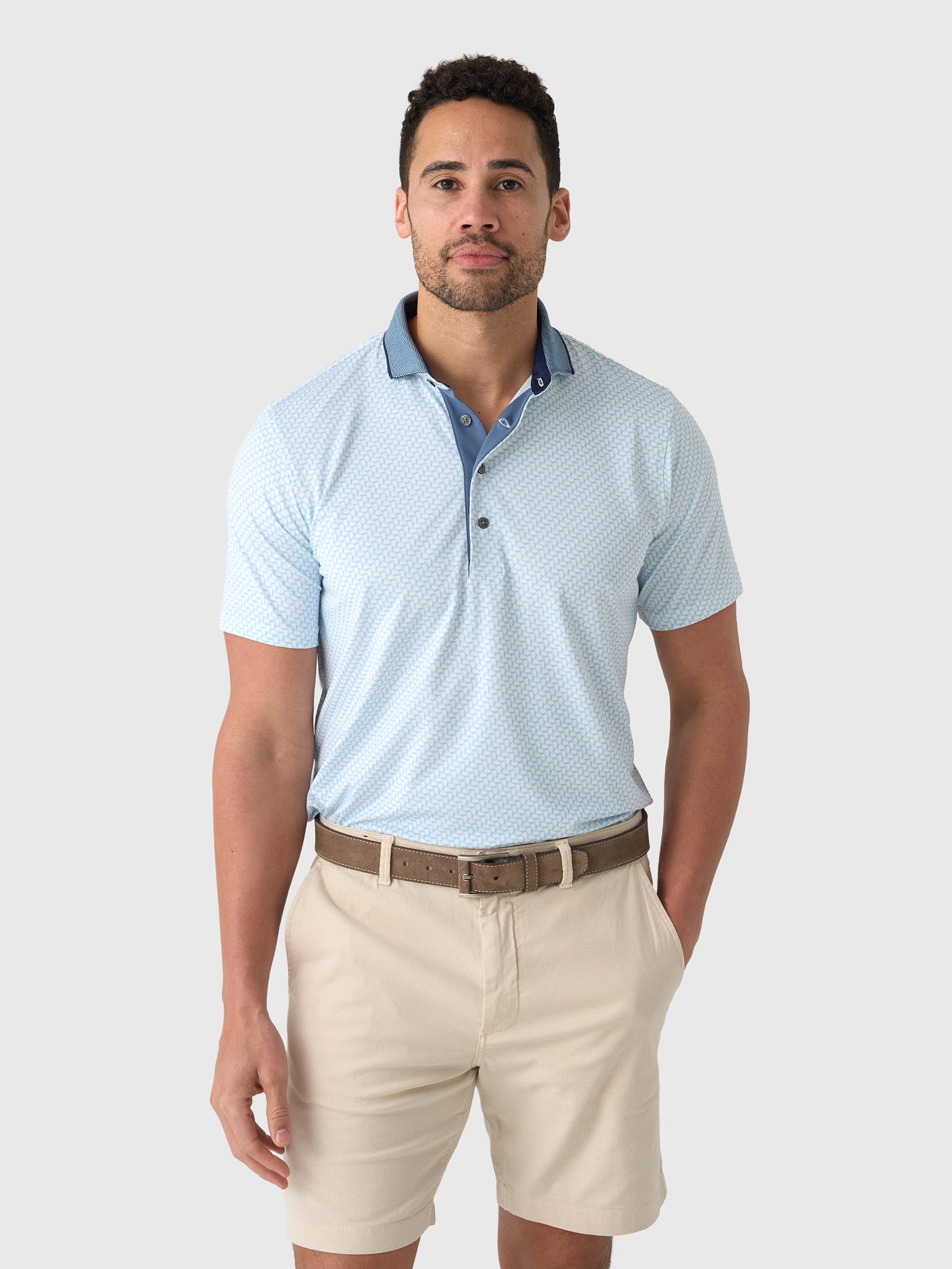 Greyson Men's Dances With Wolves Polo - Saint Bernard