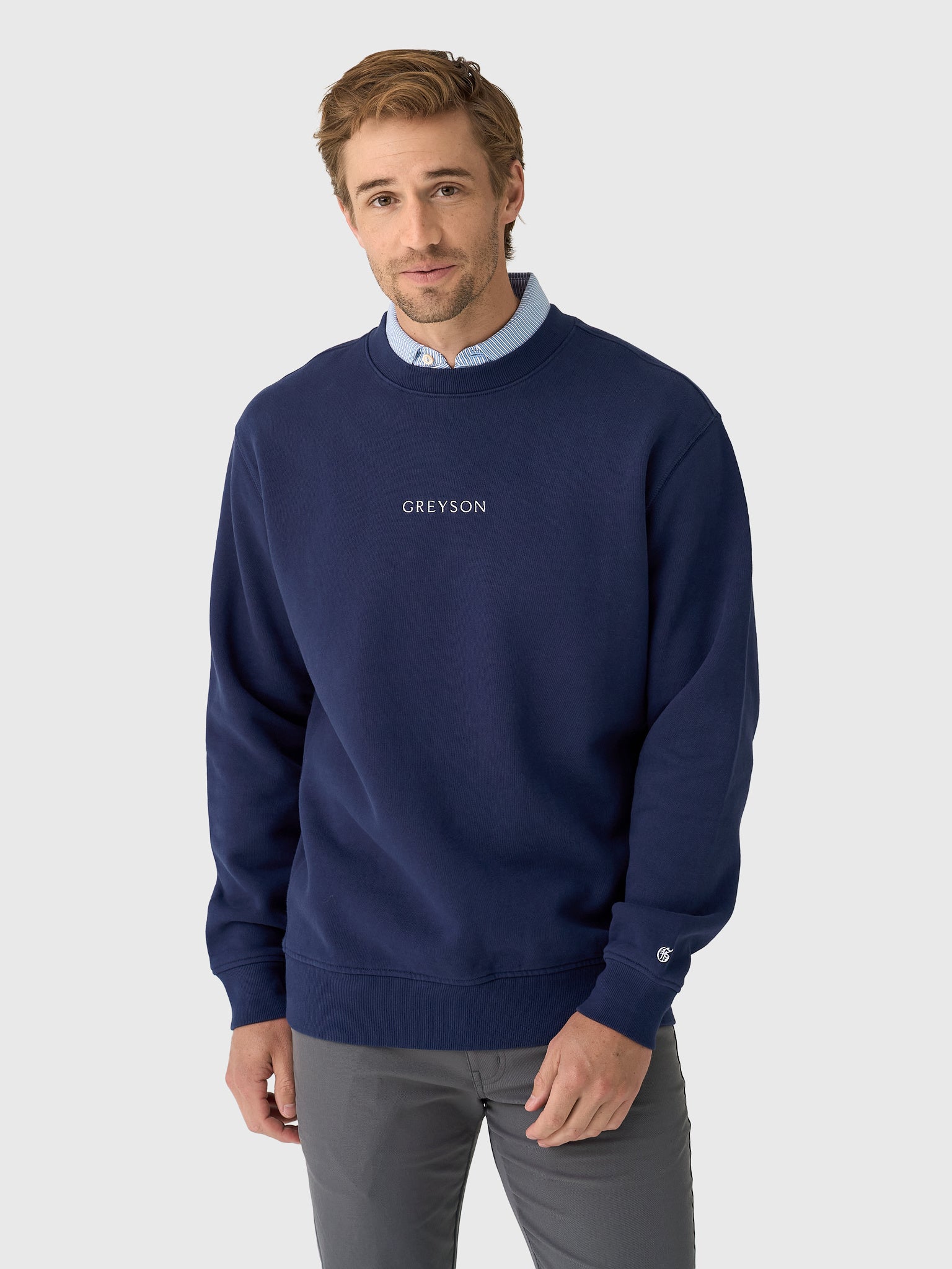 Greyson Men's Signature Aspen Crewneck - Saint Bernard