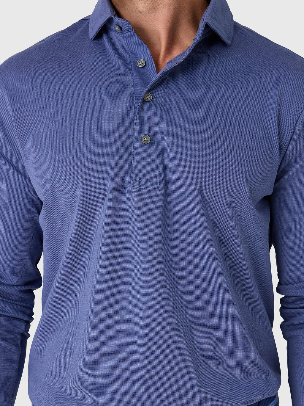 Greyson Men's Omaha Long Sleeve Polo - Saint Bernard