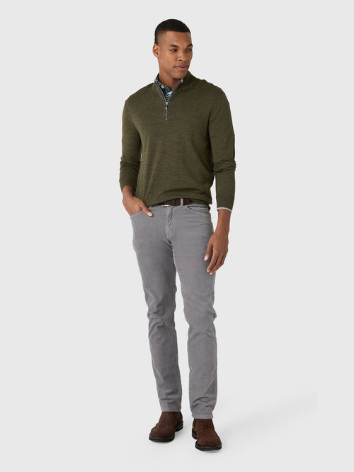 Greyson Men's Saratoga Quarter-Zip Sweater - Saint Bernard