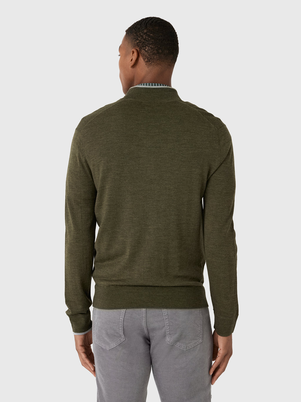 Greyson Men's Saratoga Quarter-Zip Sweater - Saint Bernard