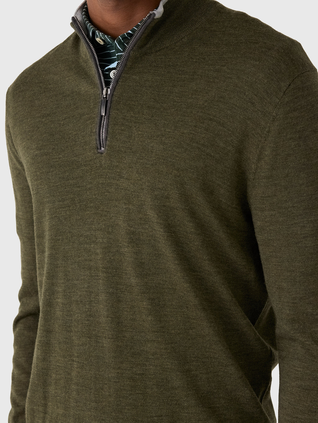 Greyson Men's Saratoga Quarter-Zip Sweater - Saint Bernard