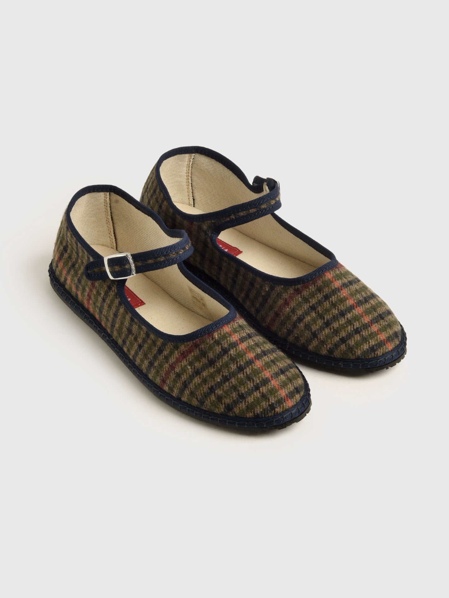 Vibi Venezia Women's Mary Jane Wool Flat - Saint Bernard