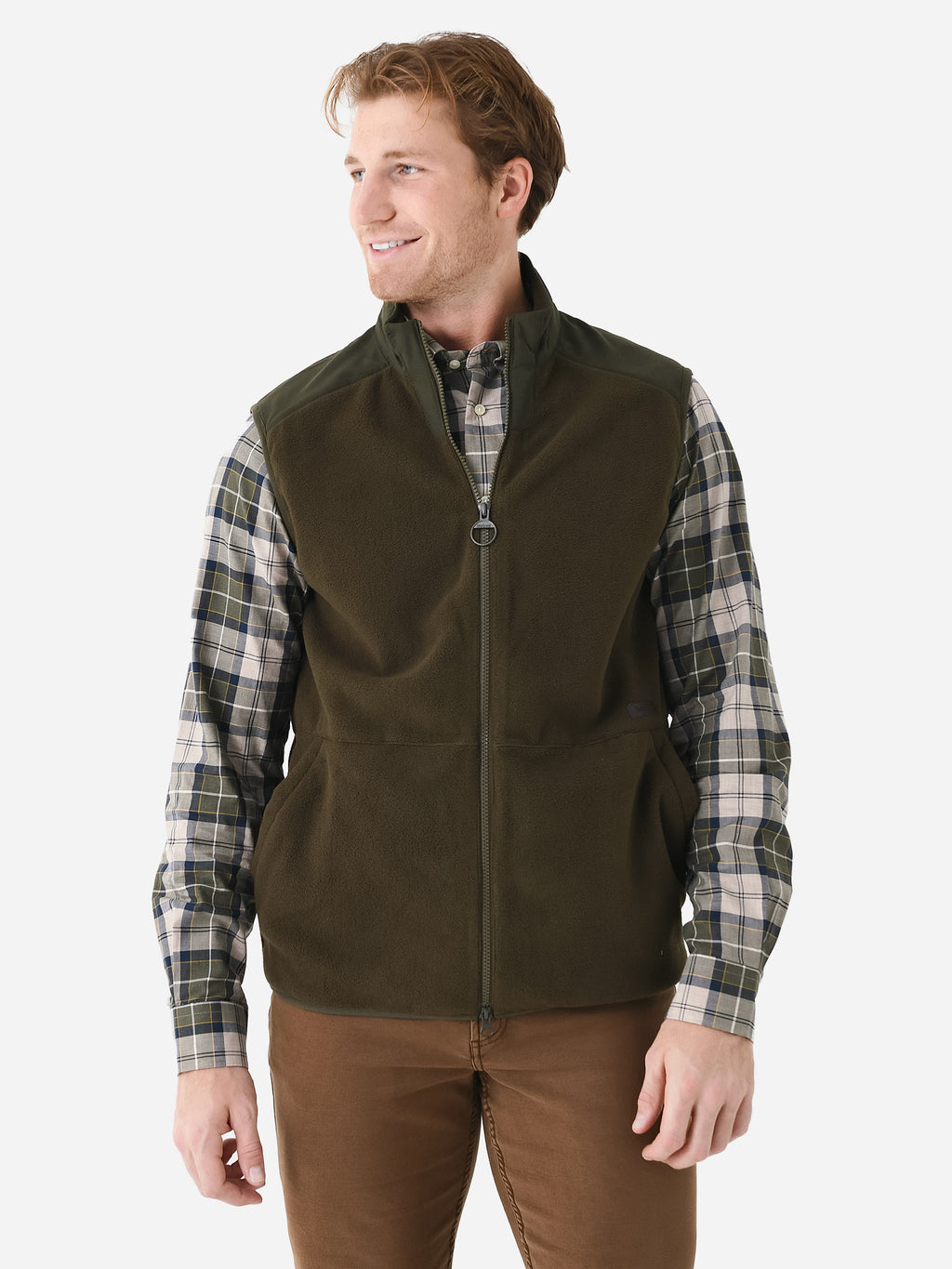 Barbour Men's County Fleece Gilet - Saint Bernard