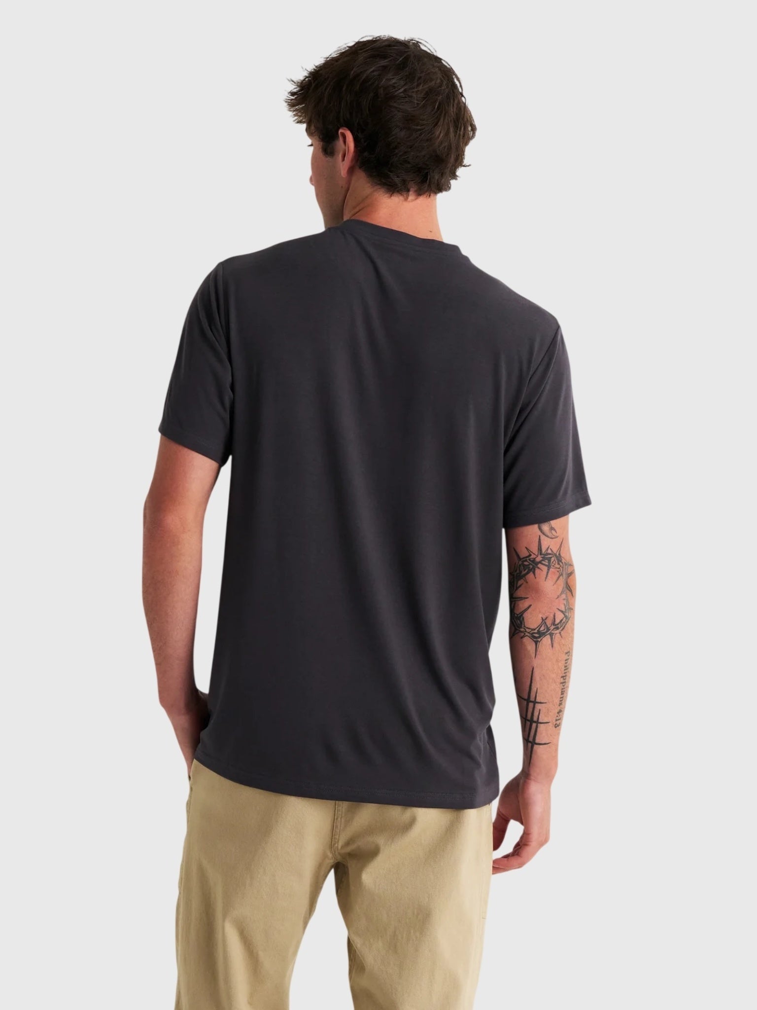Free Fly Men's Bamboo Flex Pocket Tee - Saint Bernard