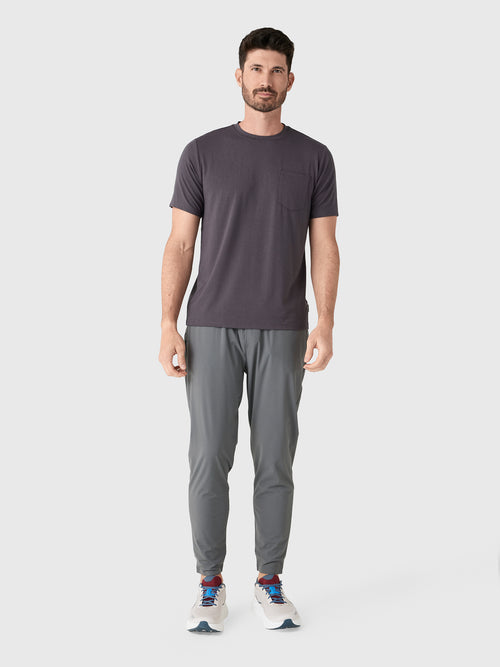 Free Fly Men's Bamboo Flex Pocket Tee - Saint Bernard