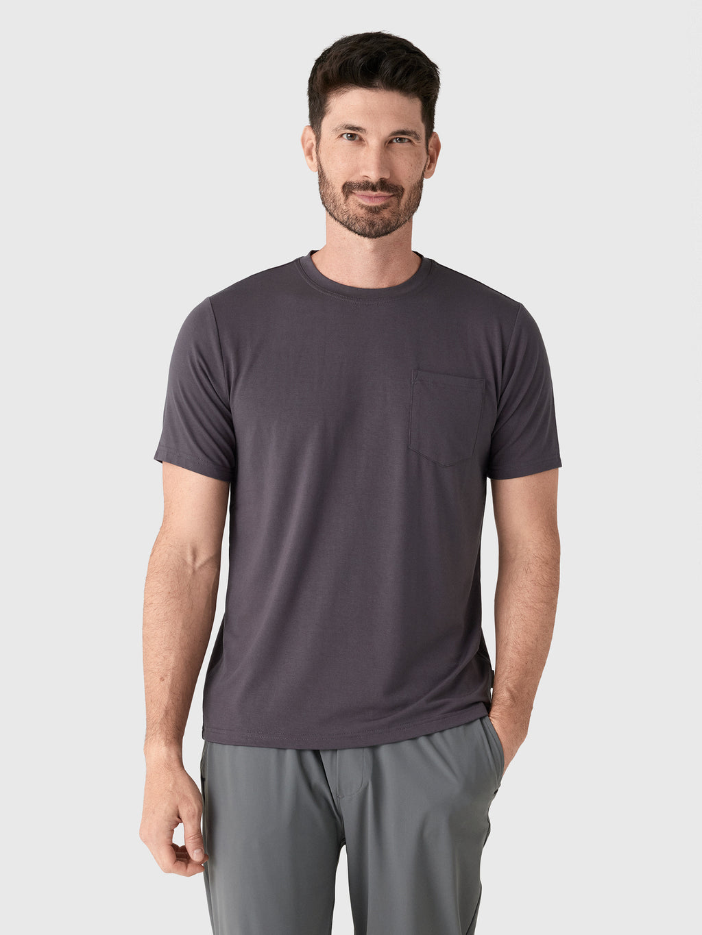 Free Fly Men's Bamboo Flex Pocket Tee - Saint Bernard