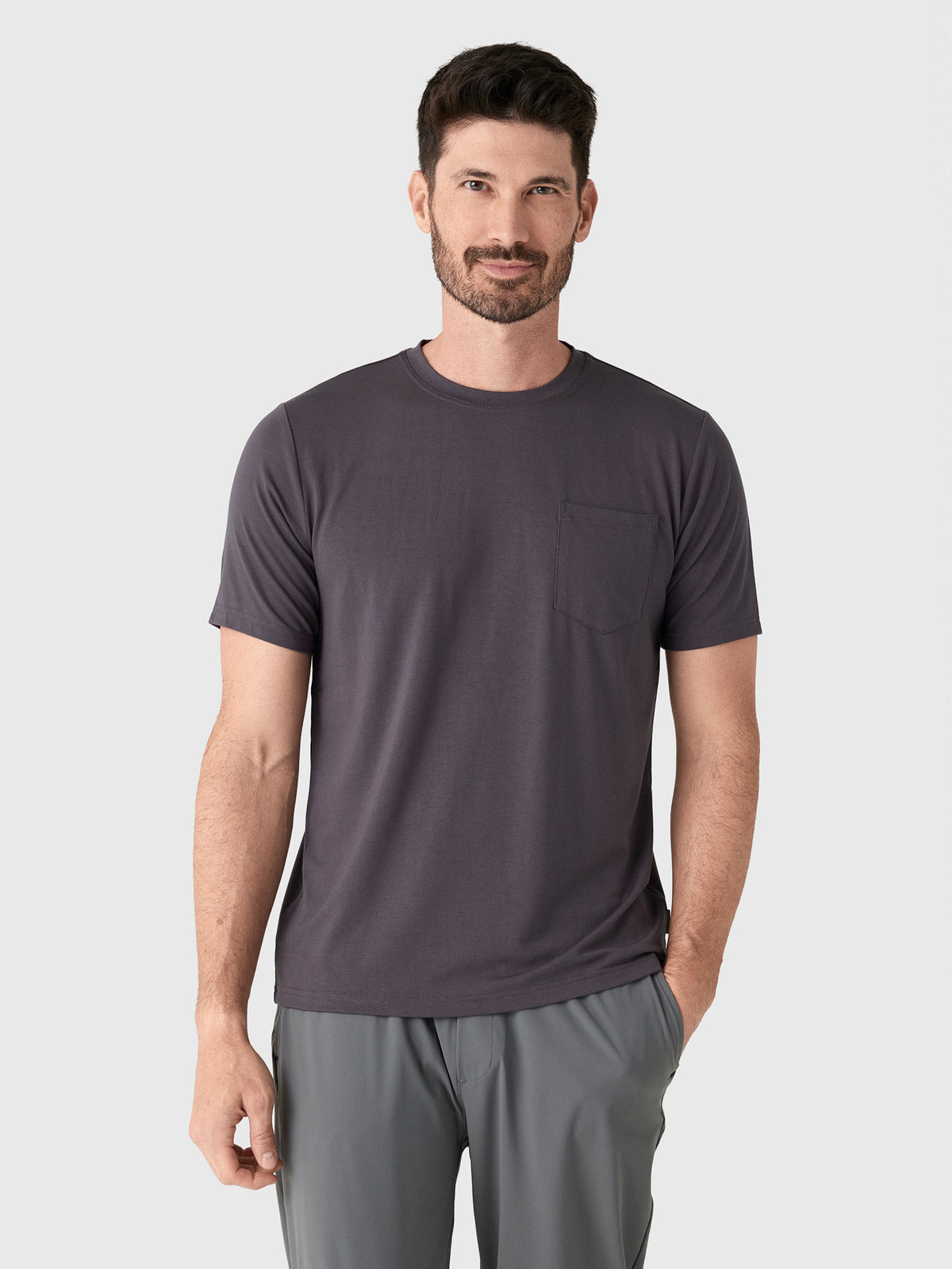 Free Fly Men's Bamboo Flex Pocket Tee - Saint Bernard
