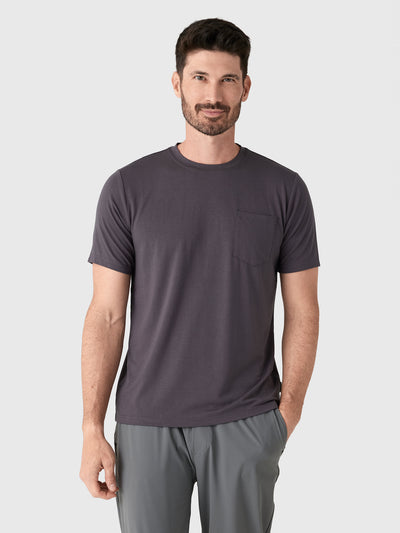Free Fly Men's Bamboo Flex Pocket Tee - Saint Bernard