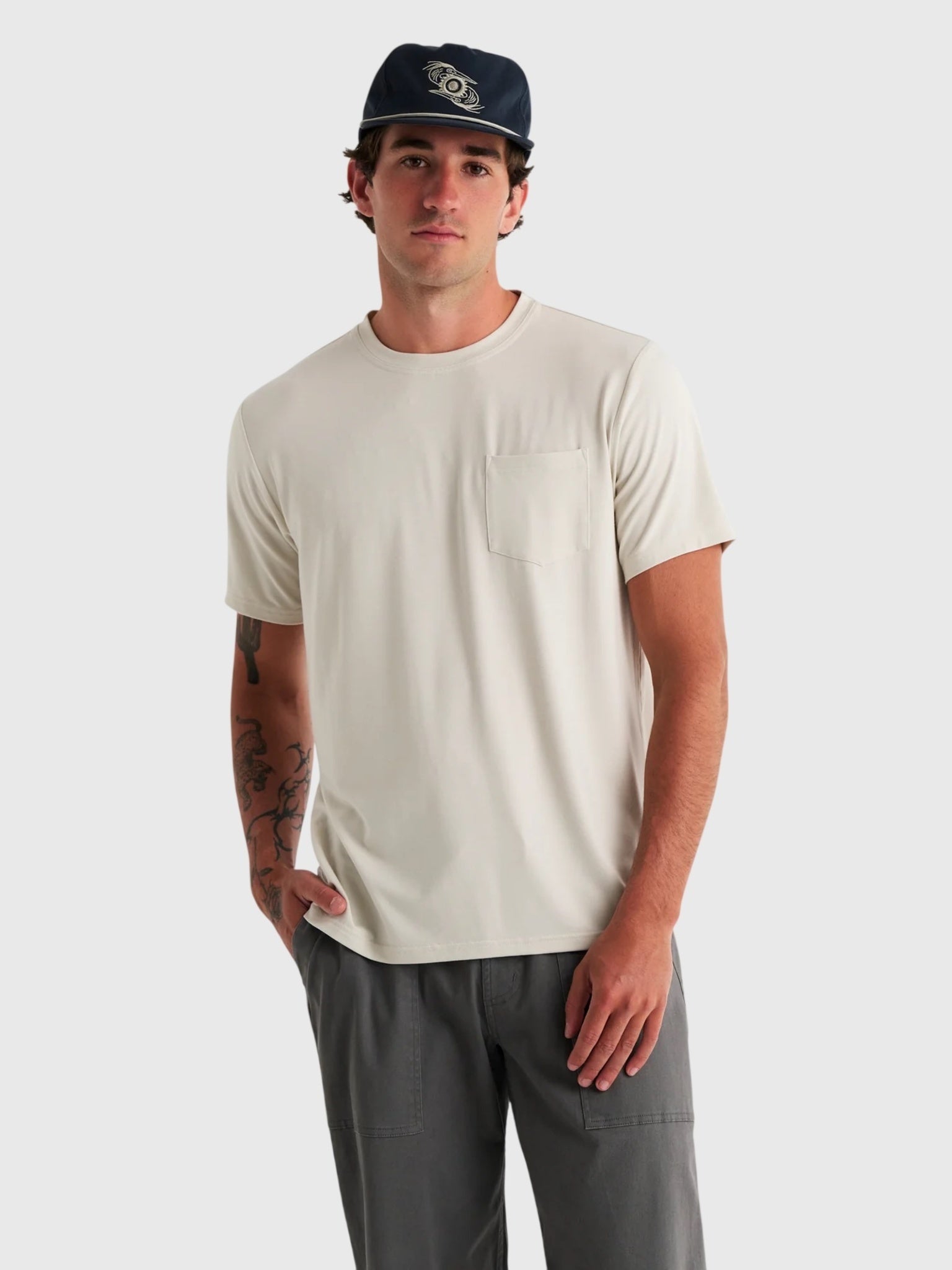 Free Fly Men's Bamboo Flex Pocket Tee