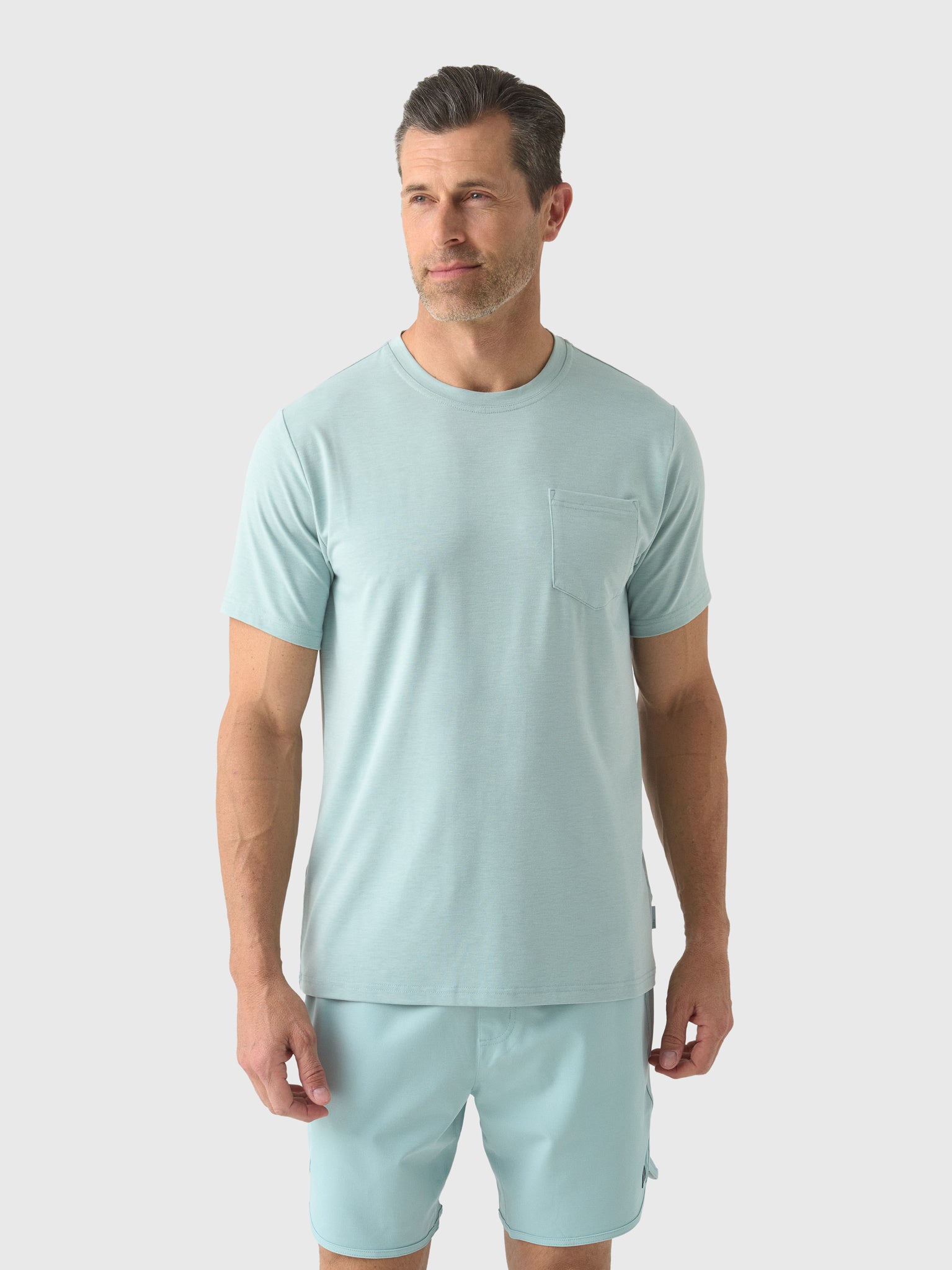 Free Fly Men's Bamboo Flex Pocket Tee - Saint Bernard