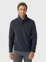 Free Fly Men's Gridback Fleece Snap Pullover - Saint Bernard