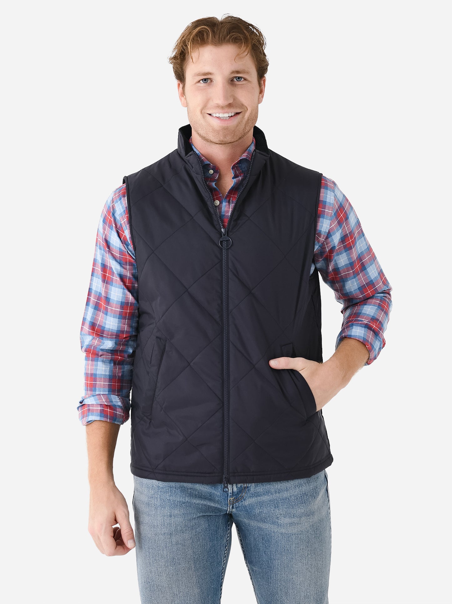 Barbour Men's Finn Quilted Gilet - Saint Bernard