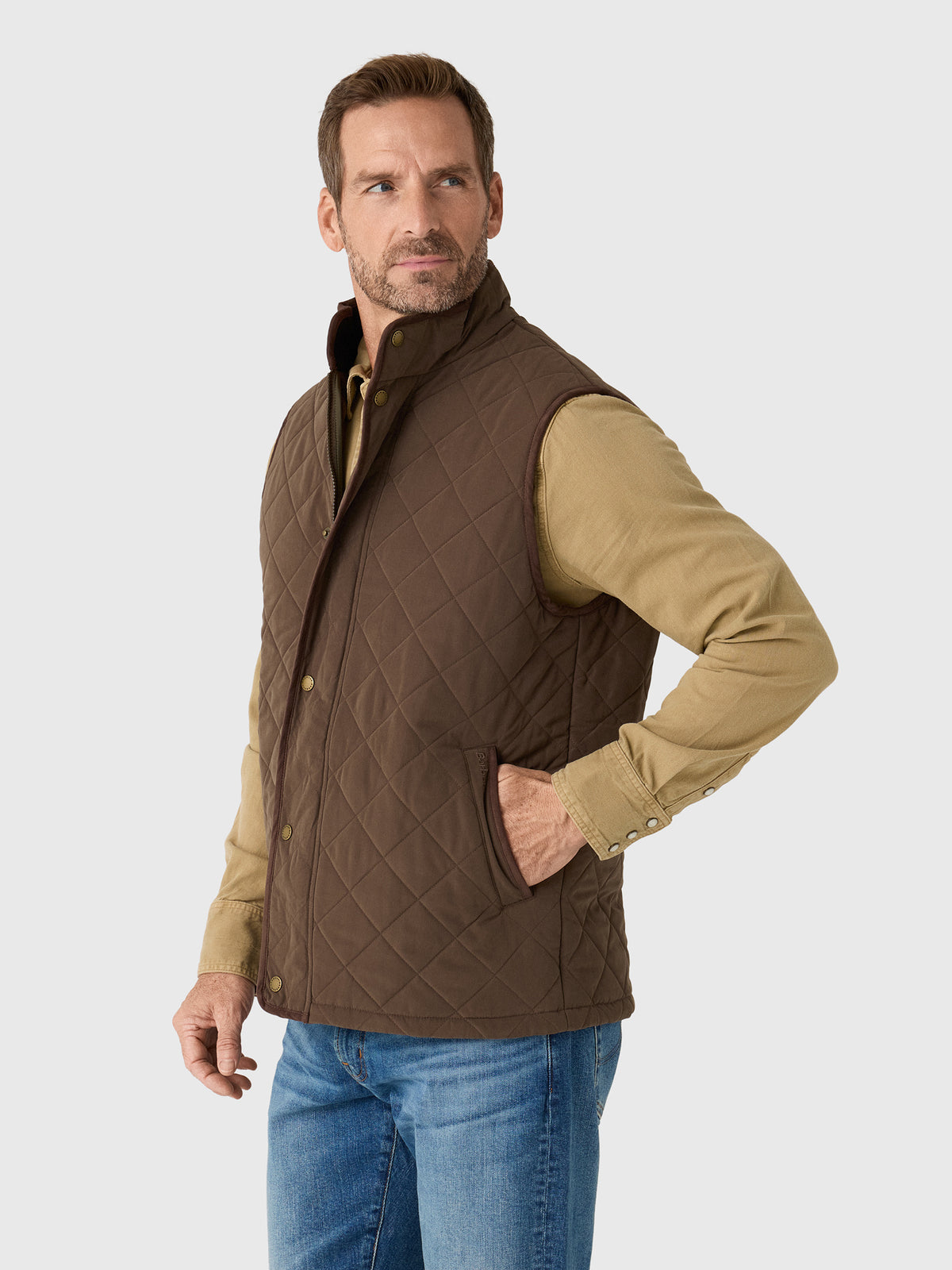 Barbour Men's Rosley Polarquilt Gilet - Saint Bernard