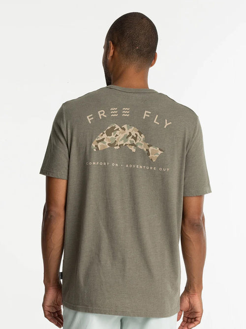 Free Fly Men's Redfish Camo Pocket Tee