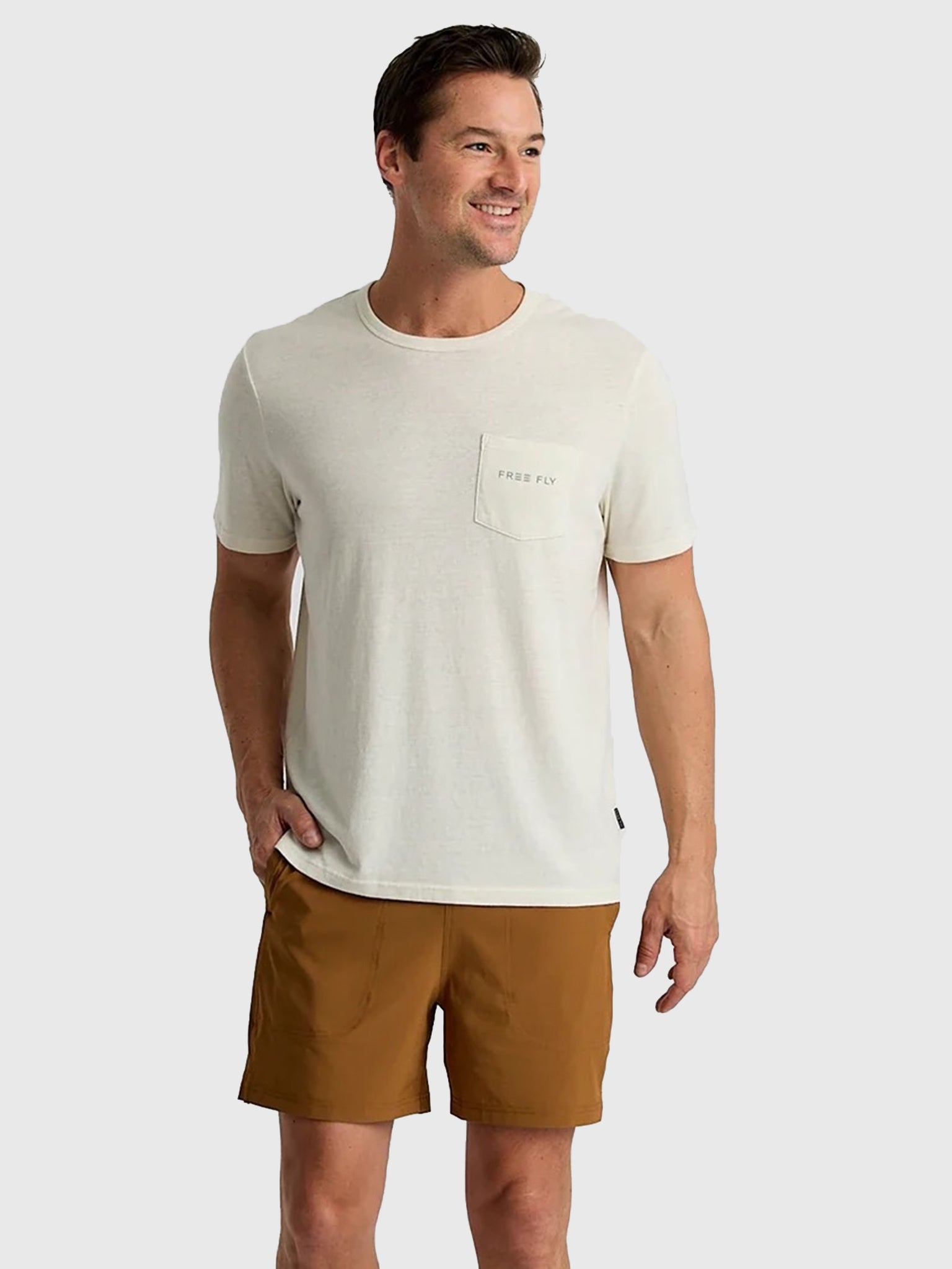 Free Fly Men's Sol Pocket Tee - Saint Bernard