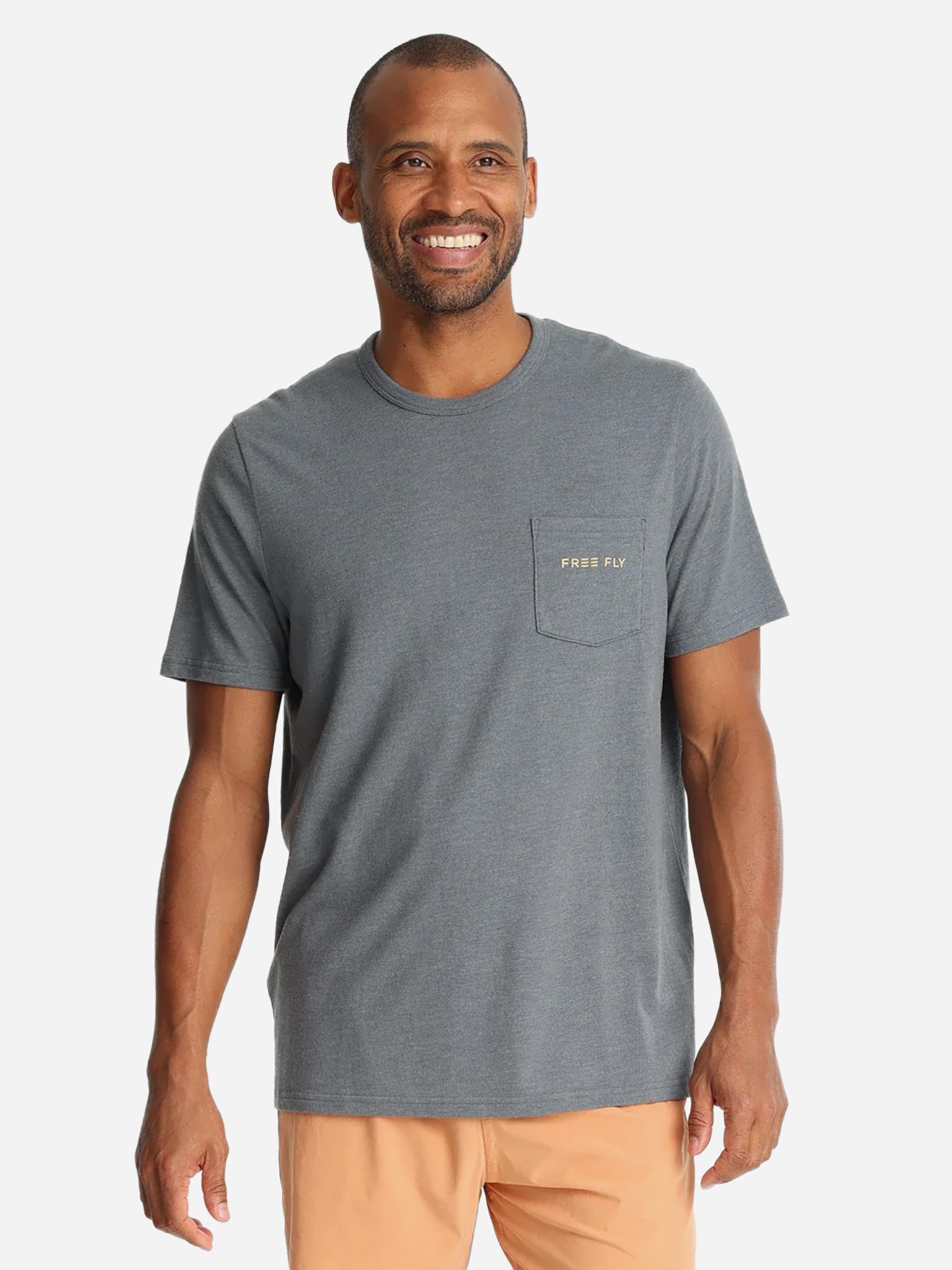 Free Fly Men's Sun + Surf Pocket Tee - Saint Bernard