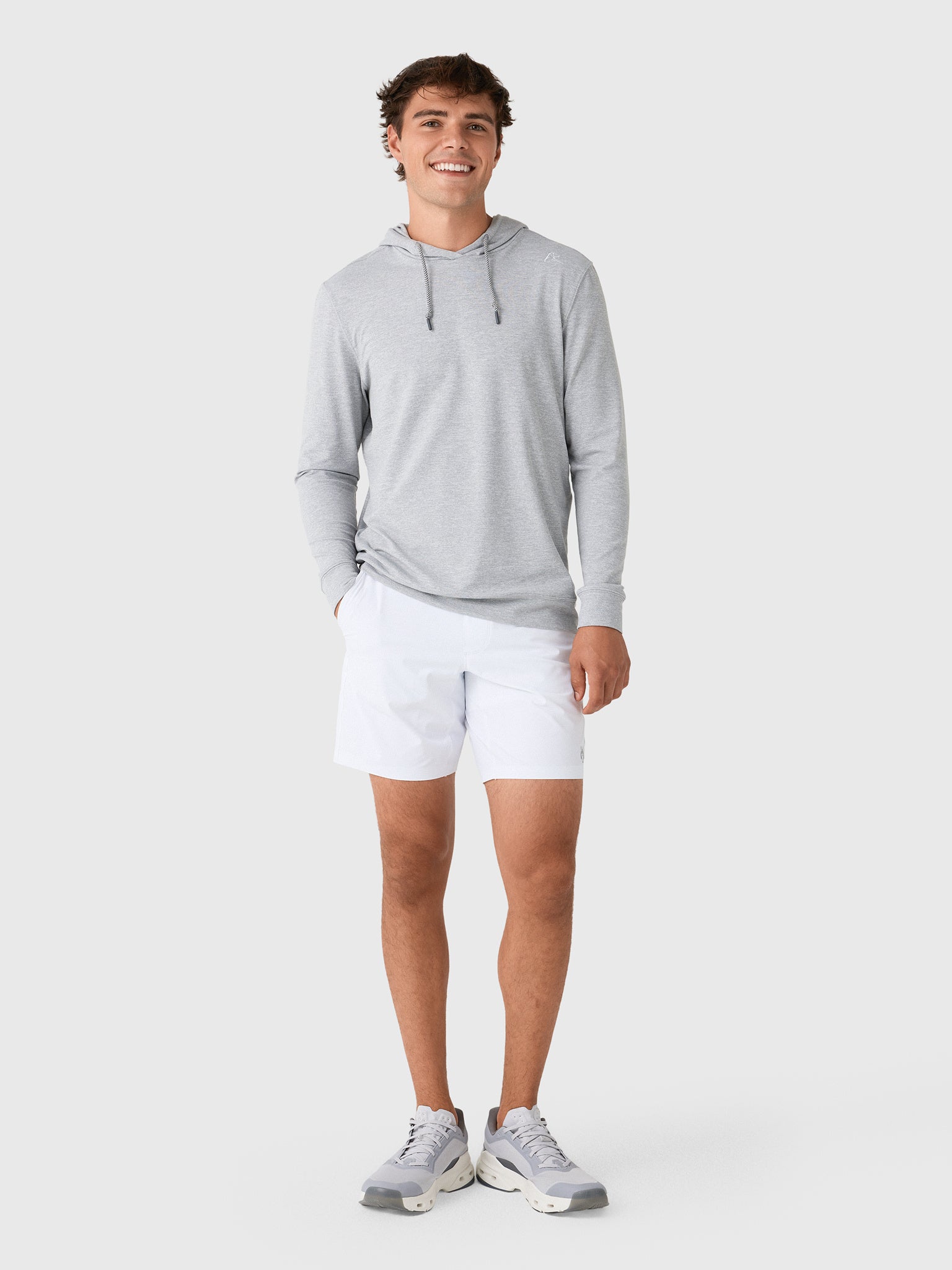 Rhoback Men's Hesi Performance Hoodie - Saint Bernard