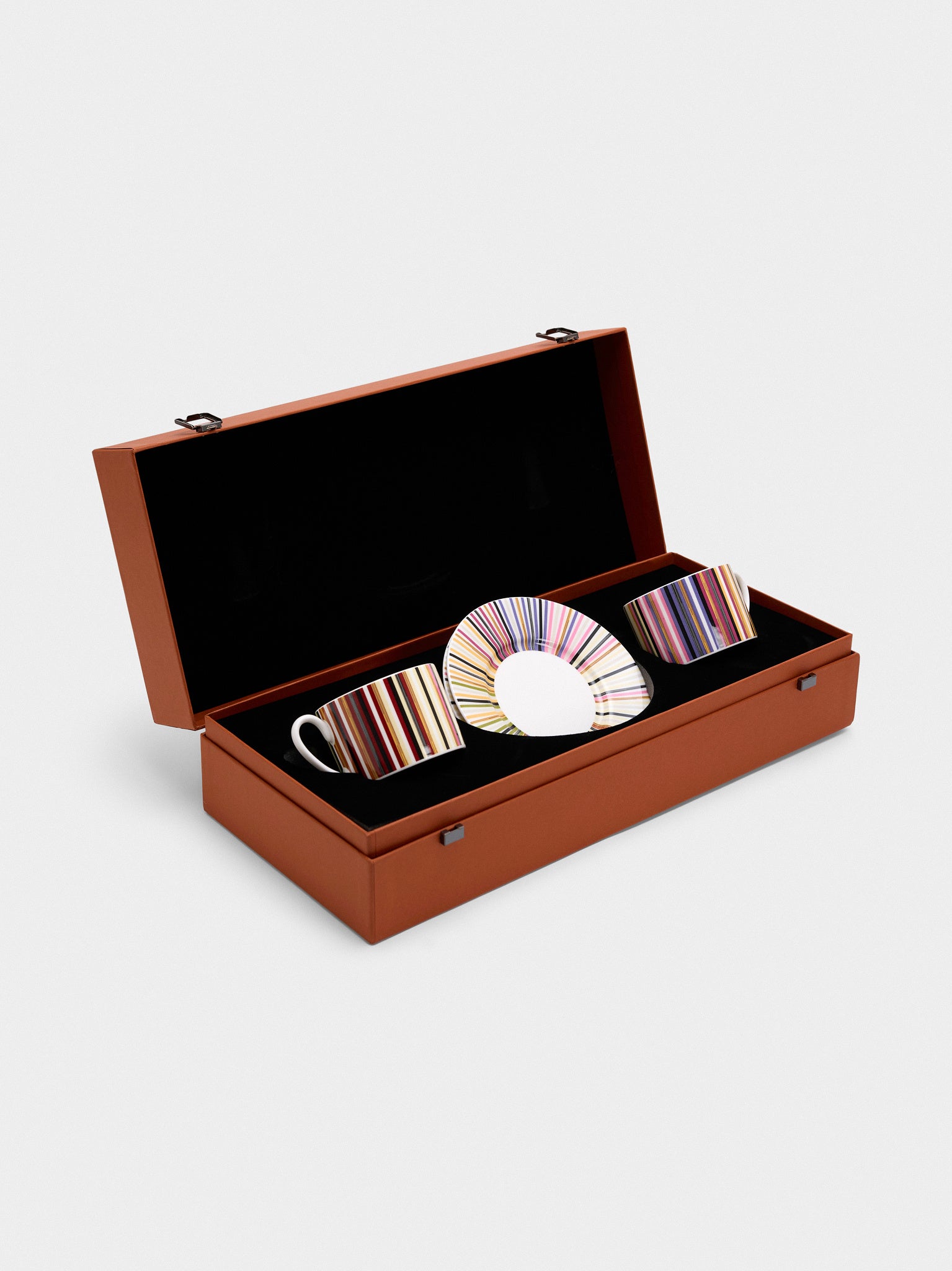 Missoni Stripes Jenkins Tea Cup & Saucer Set - Saint Bernard