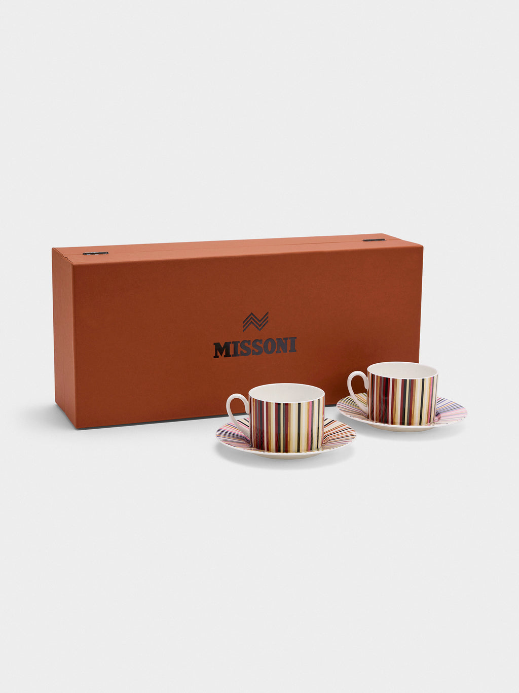Missoni Stripes Jenkins Tea Cup & Saucer Set - Saint Bernard