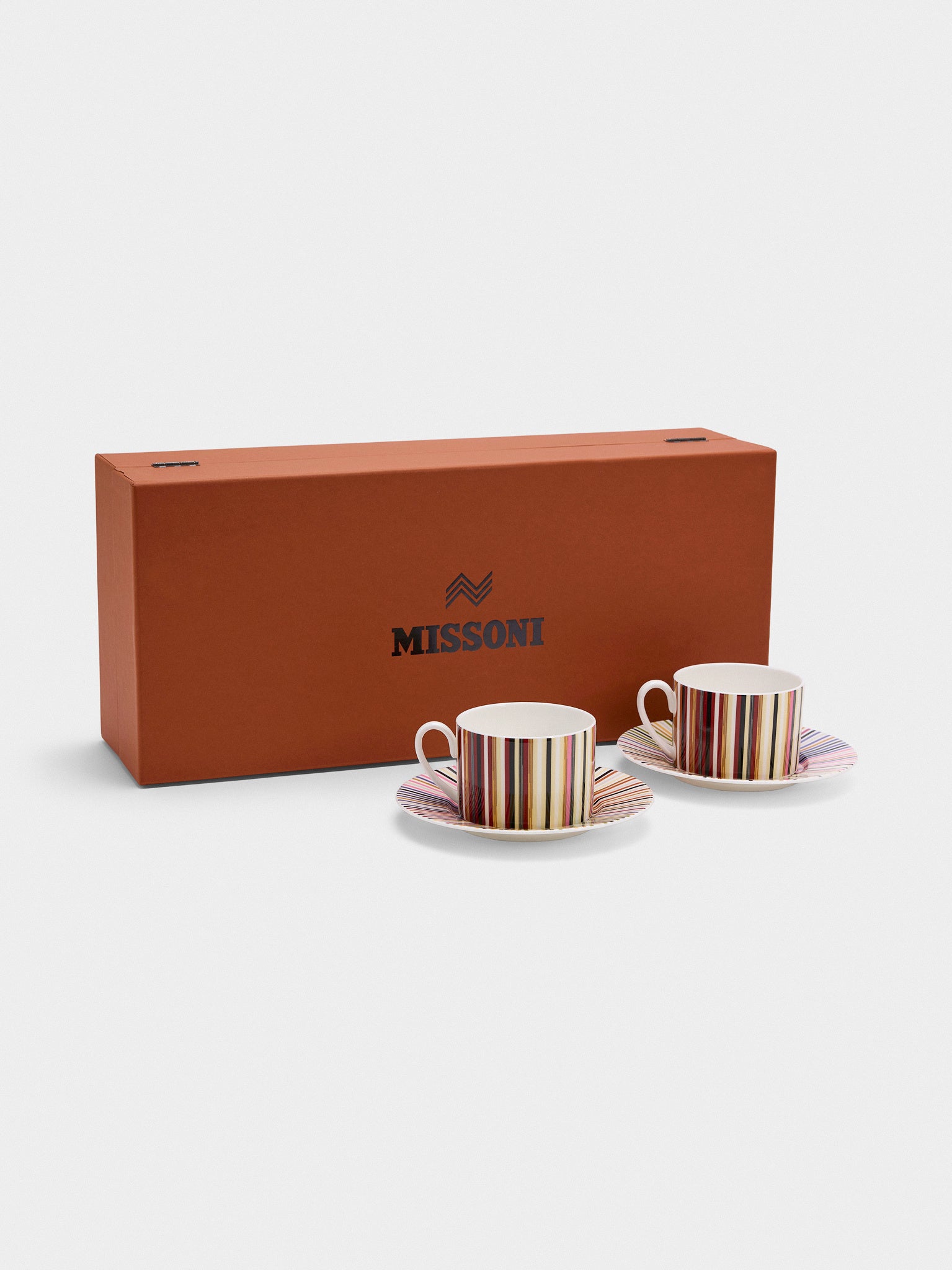 Missoni Stripes Jenkins Tea Cup & Saucer Set - Saint Bernard