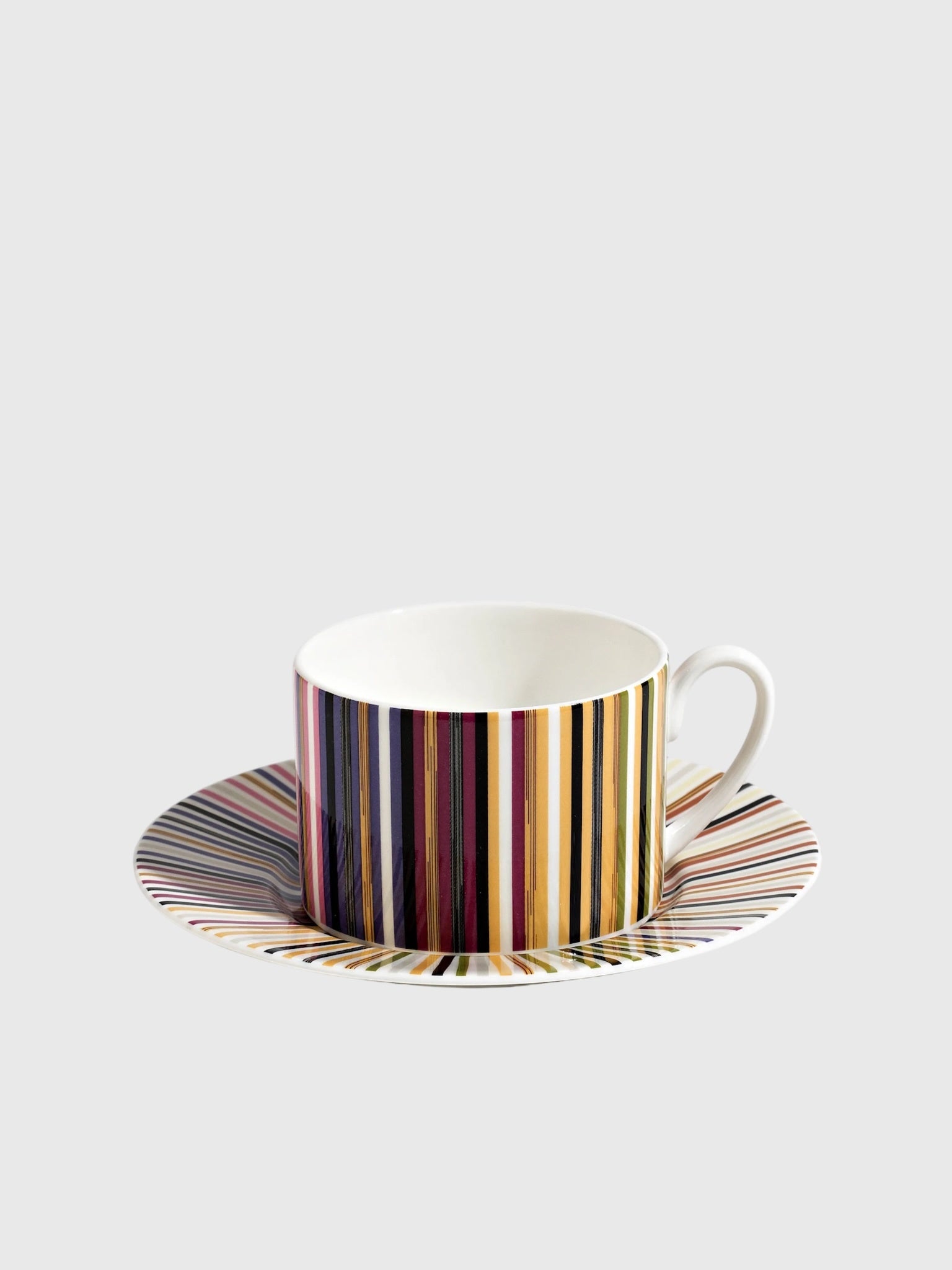 Missoni Stripes Jenkins Tea Cup & Saucer Set - Saint Bernard