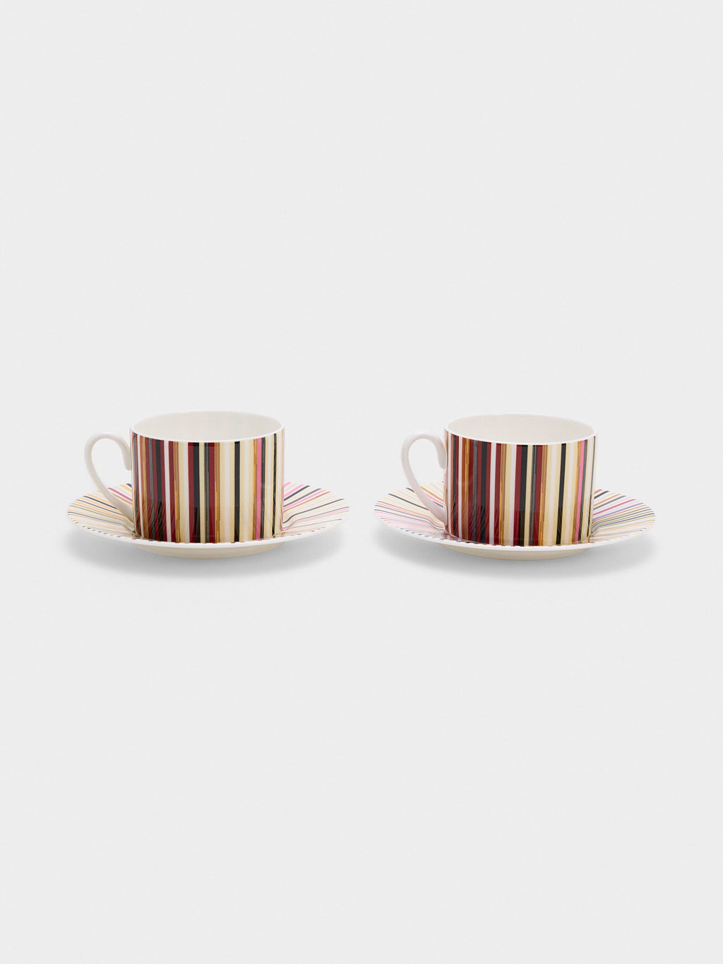 Missoni Stripes Jenkins Tea Cup & Saucer Set - Saint Bernard