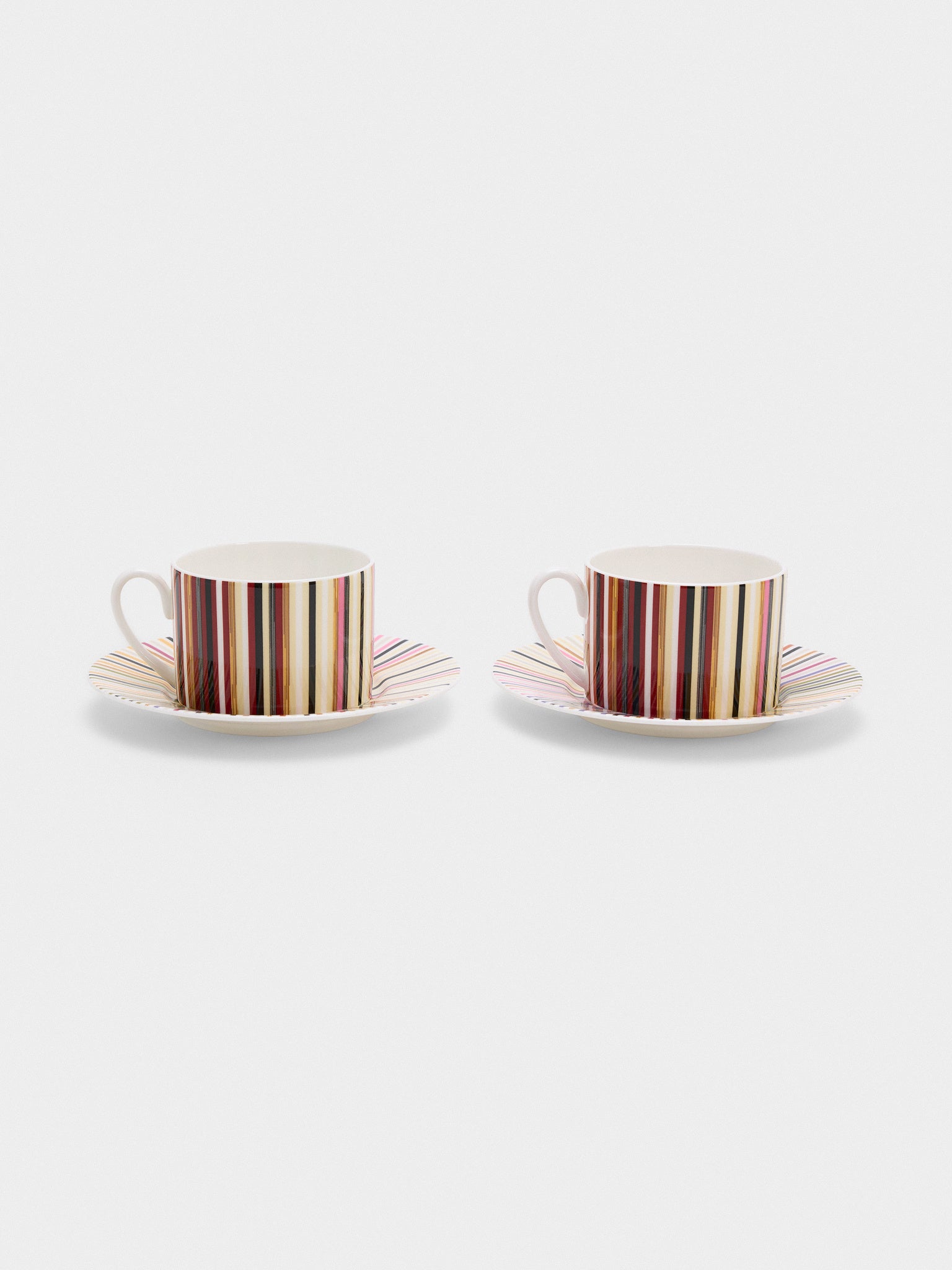 Missoni Stripes Jenkins Tea Cup & Saucer Set - Saint Bernard