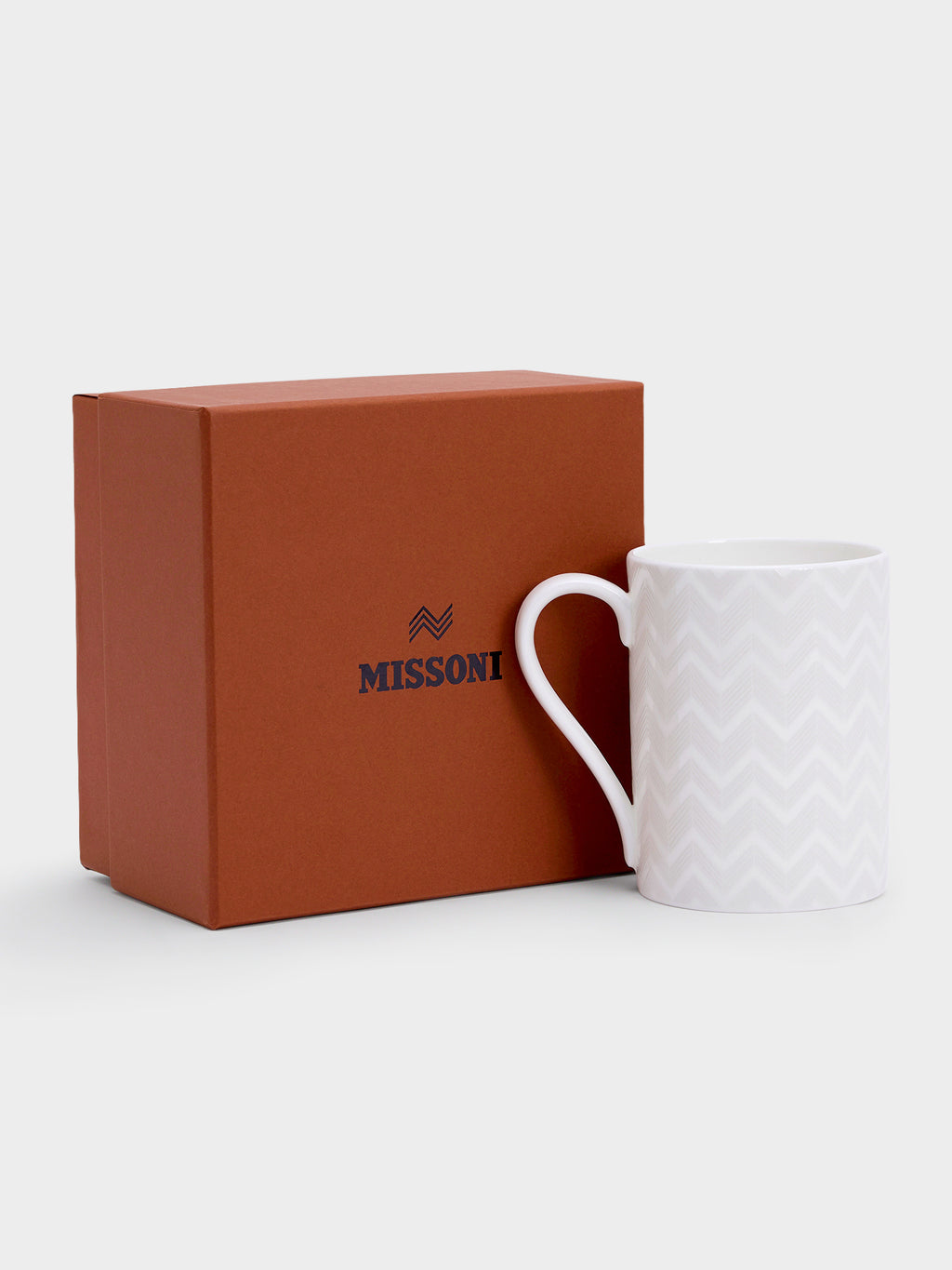 Missoni Zig Zag White Mug - Saint Bernard