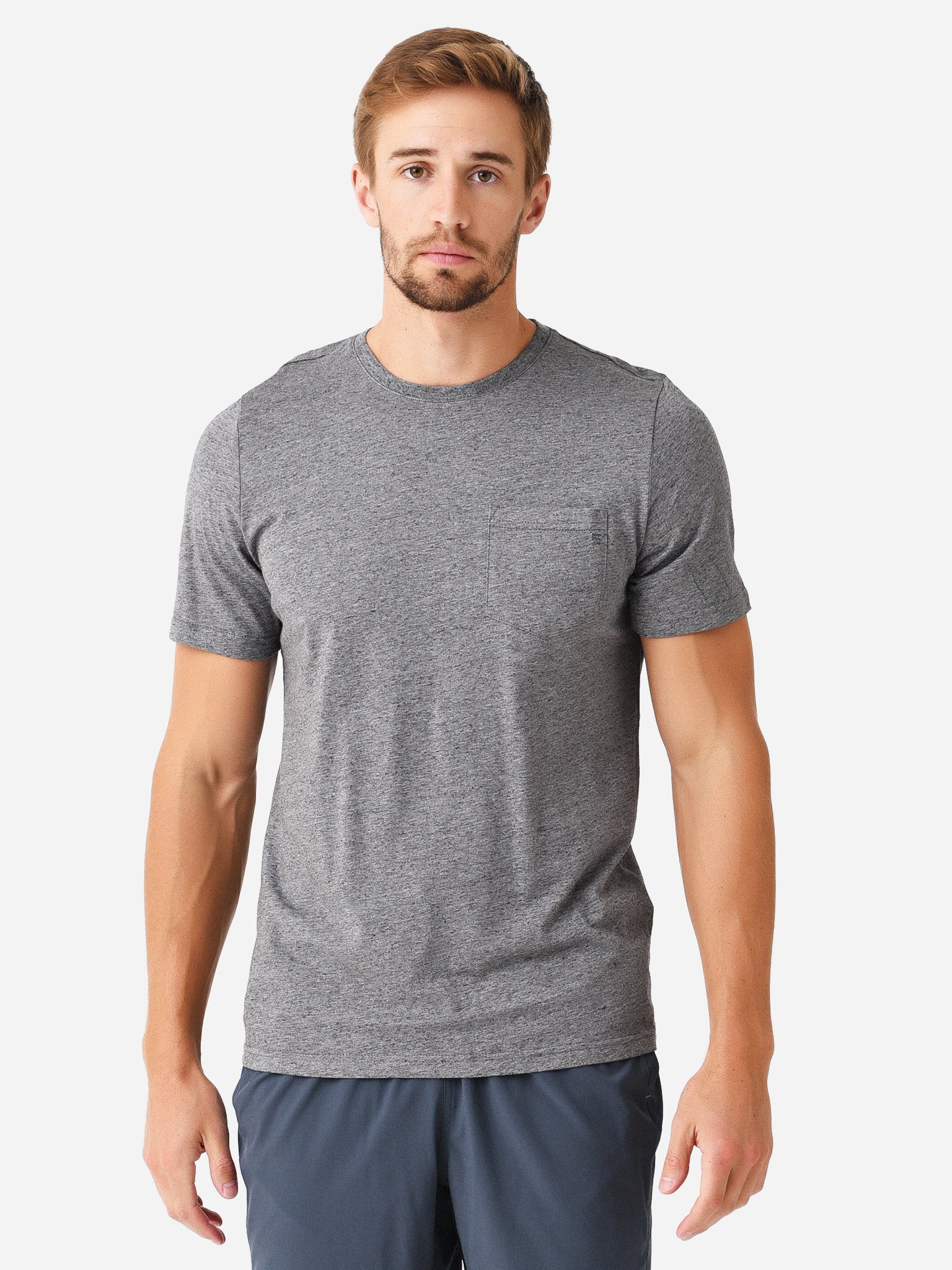Free Fly Men's Bamboo Heritage Pocket Tee - Saint Bernard