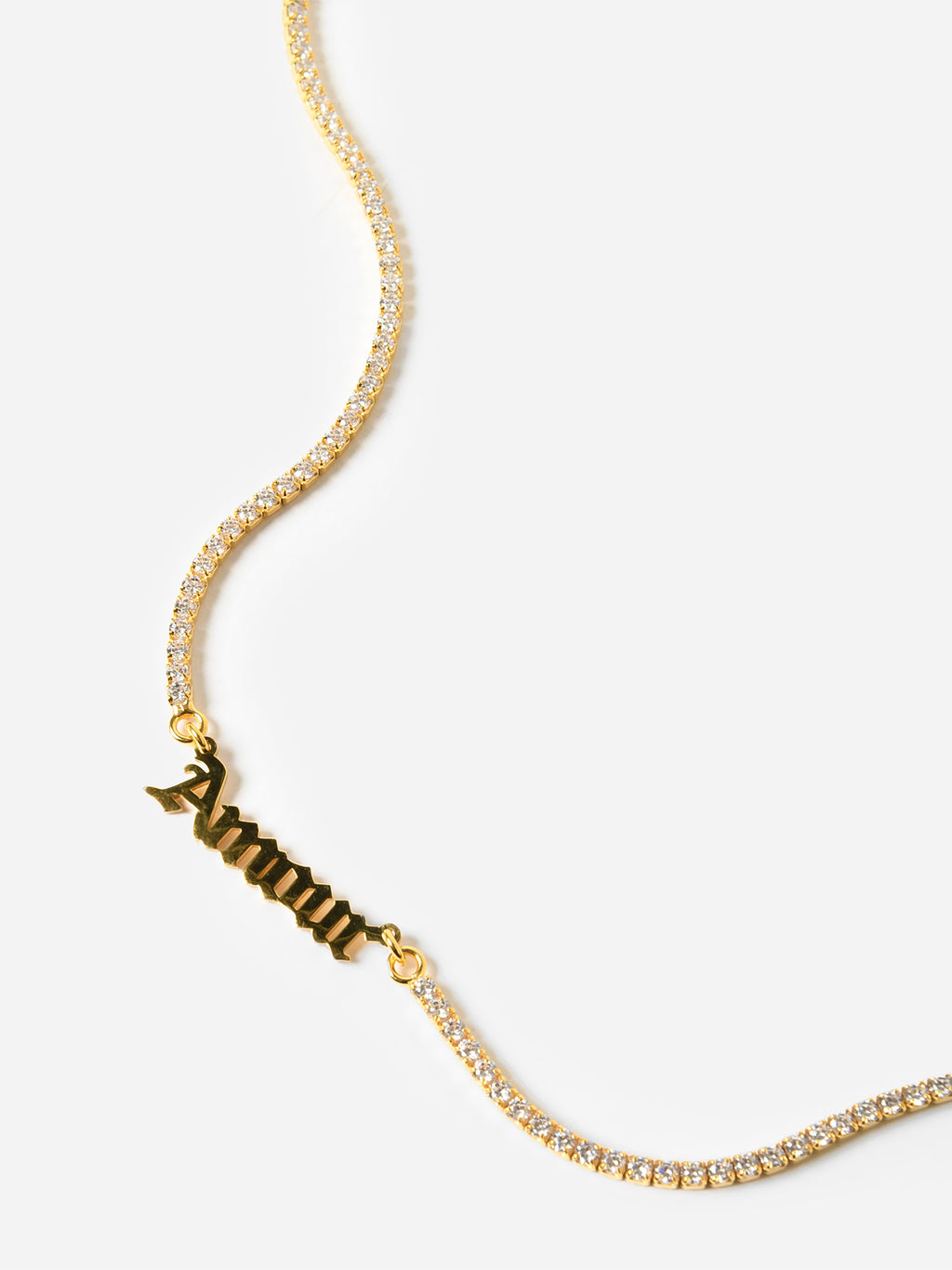 Maison Irem Amour Tennis Chain Necklace - Saint Bernard