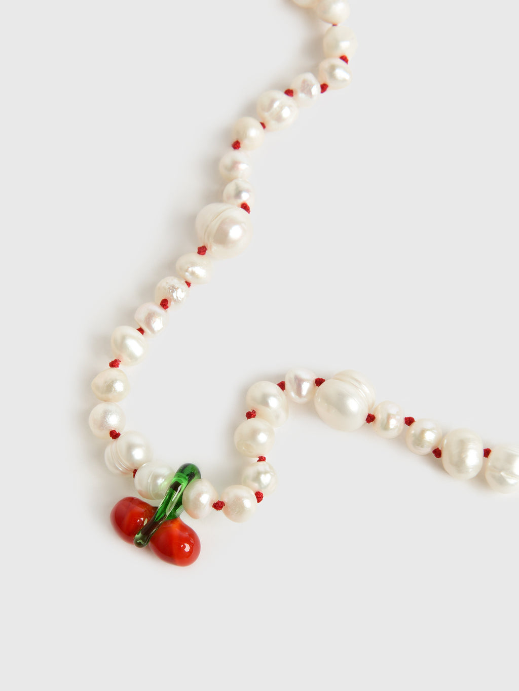 Maison Irem Pearl Cherry Necklace - Saint Bernard