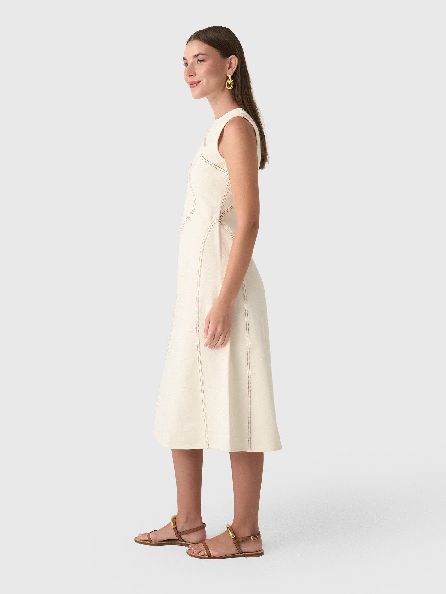 Masons Daughter Women's Mia Midi Dress - Saint Bernard