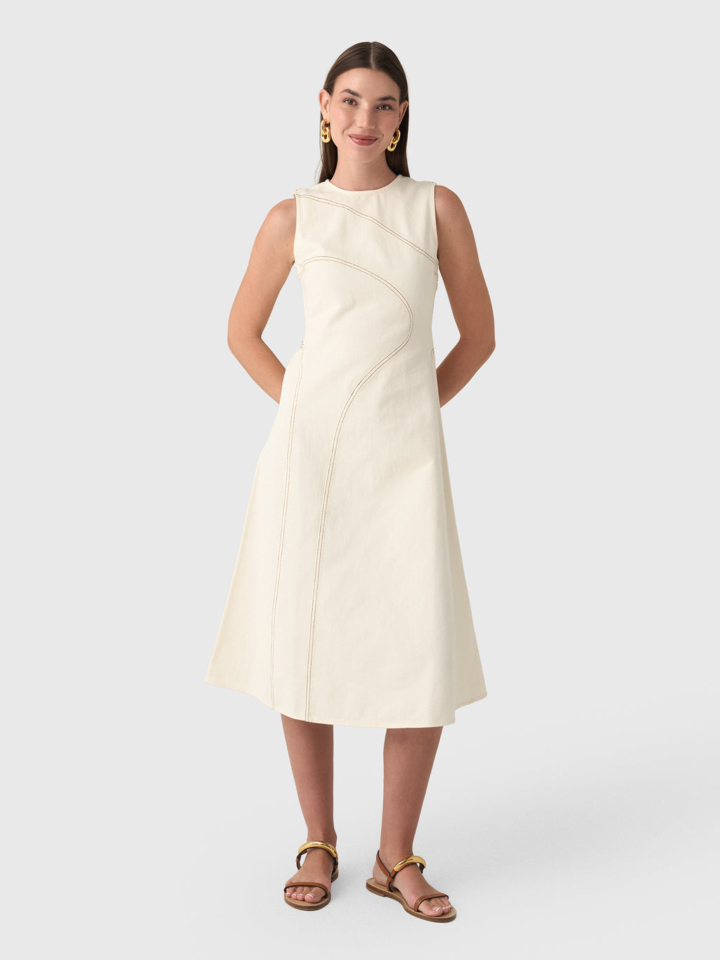 Masons Daughter Women's Mia Midi Dress - Saint Bernard