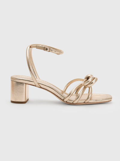 Loeffler Randall Women's Mikel Bow Mid-Heel Sandal - Saint Bernard