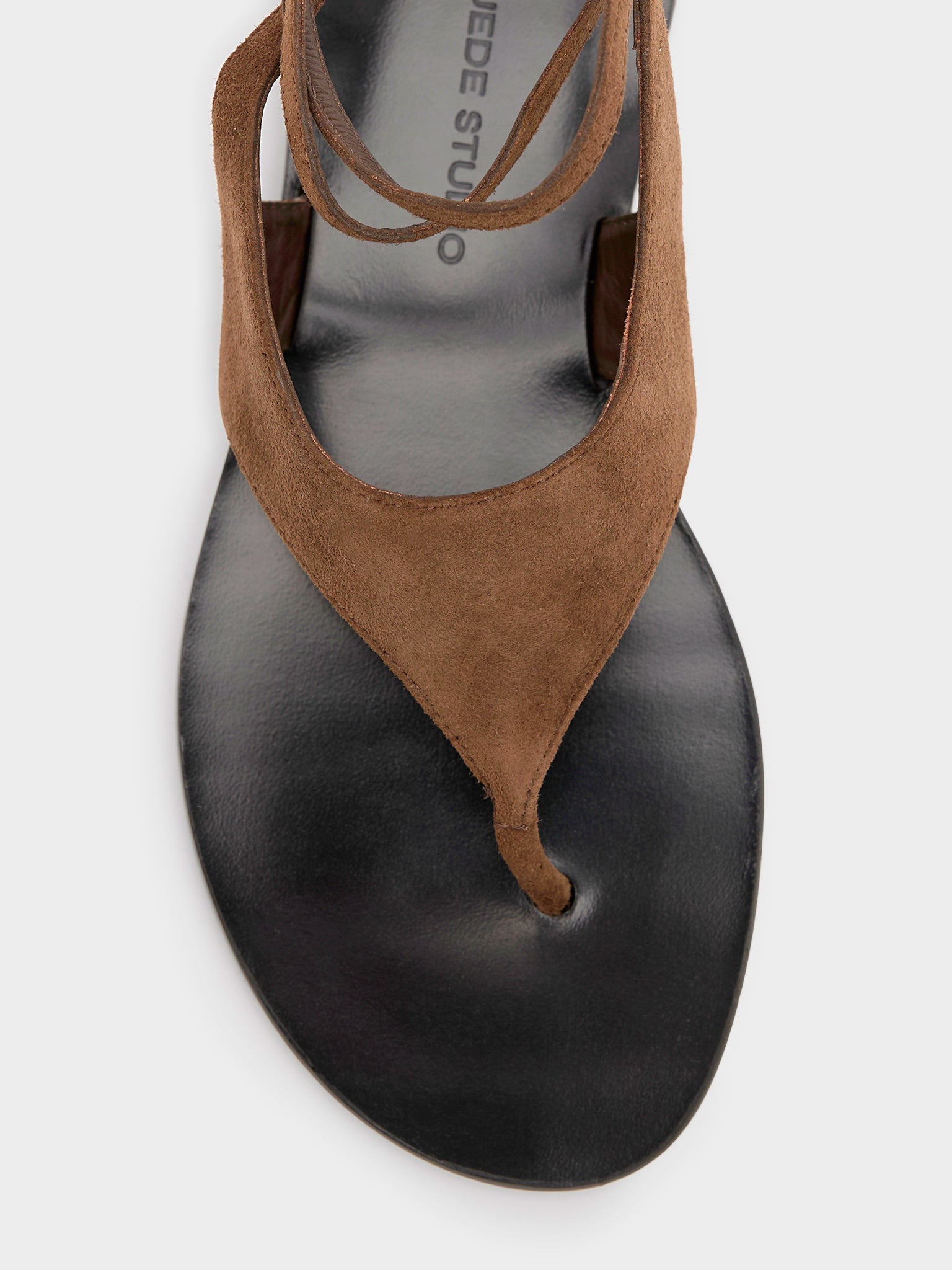 Black Suede Studio Women's Mindy Sandal - Saint Bernard